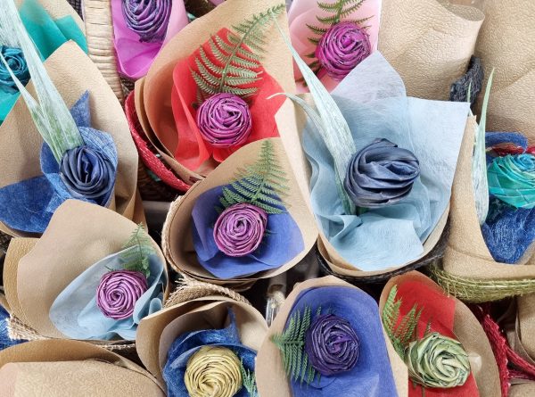 Single Flax Rose - Image 2
