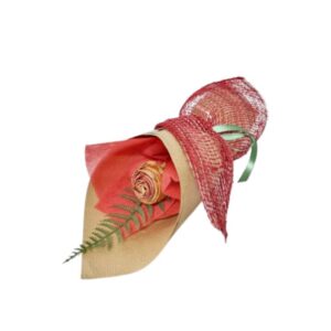 Single Flax Rose