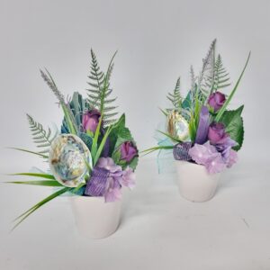 Keepsake Paua & Pua Pot