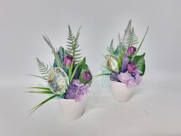 Keepsake Paua & Pua Pot