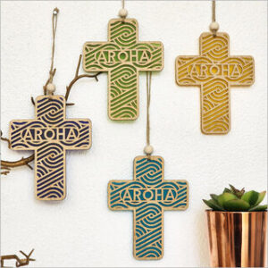 Aroha Cross Hanger