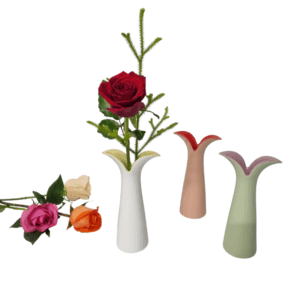 Single Rose in a Funky Bud Vase